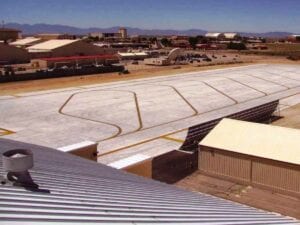 Edwards Air Force Base F-35 Ramp Concrete Paving complete