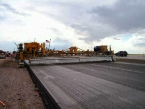 I-25 concrete paving