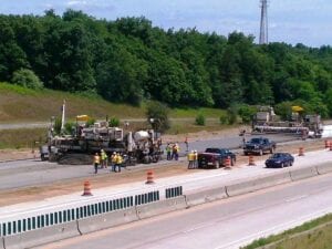 I-94 Reconstruction with concrete paving