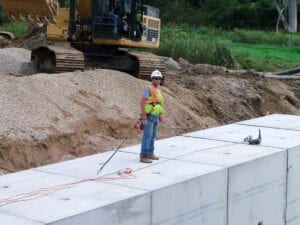 Box culvert for drainage improvement on the I-94 Reconstruction