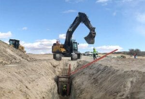 Montaine Residential Development pipeline industry installation