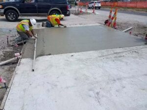 Lucas Drive Concrete Paving Reconstruction at Detroit Metropolitan Airport