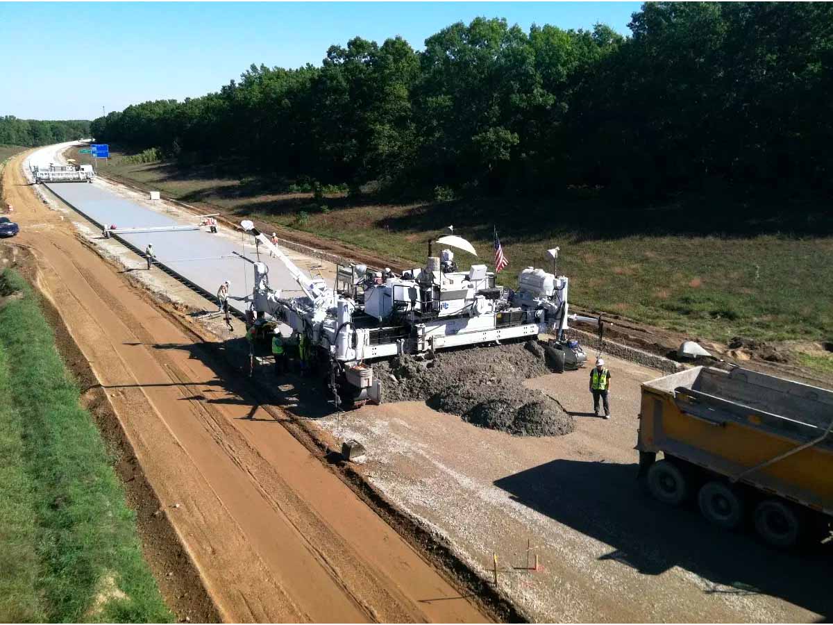 US-131 Slip Paver Concrete Widening